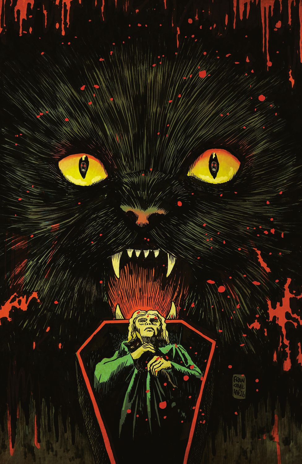 Stuff of Nightmares: The Cat in the Coffin #1 A Main (Dressed, Francavilla)