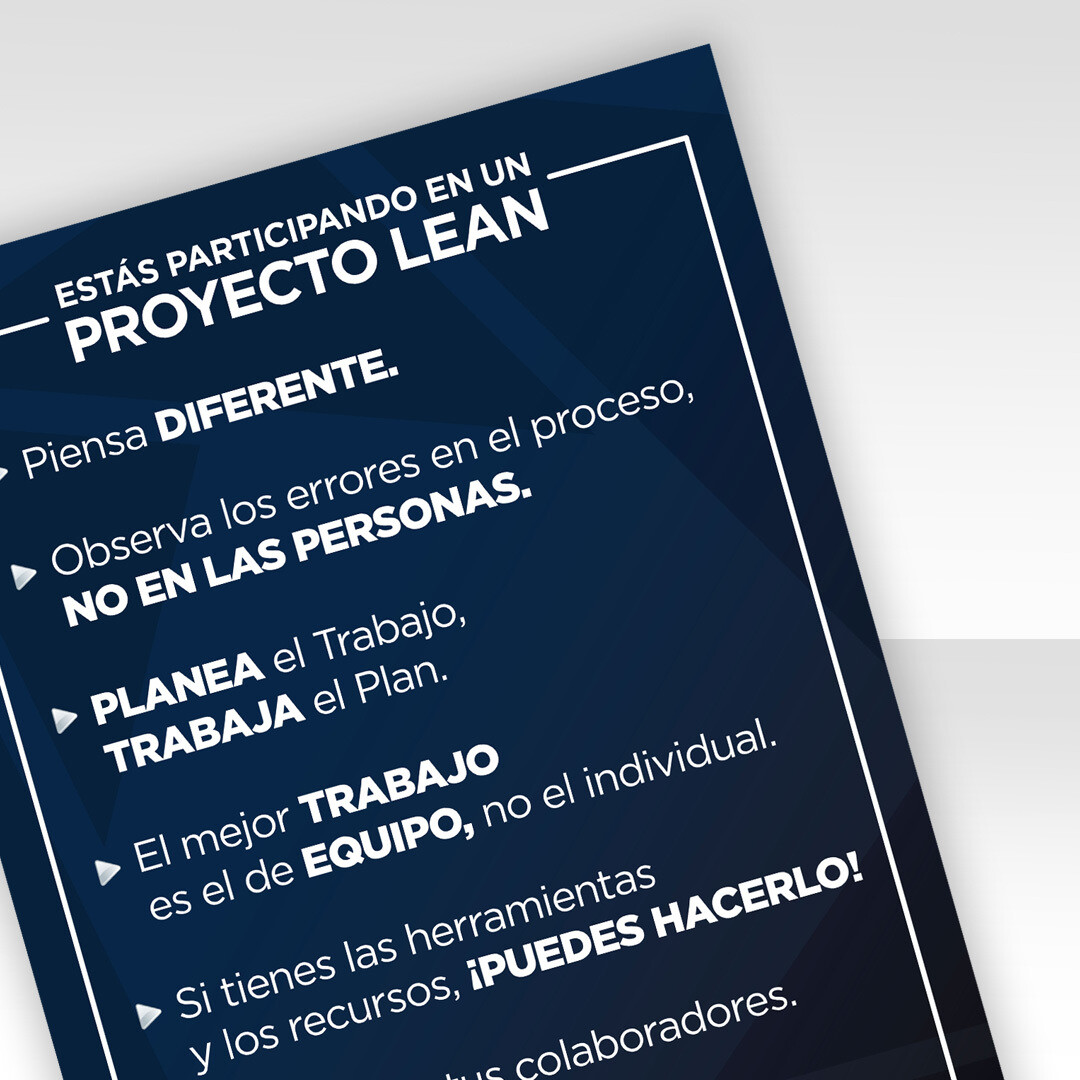 Infografía · Esta Úd en un proyecto Lean