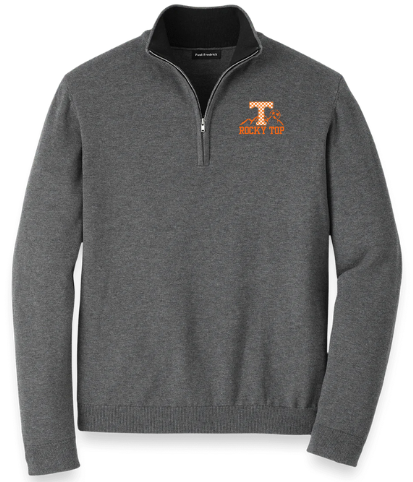 Rocky Top Mens Quarter Zip Pullover