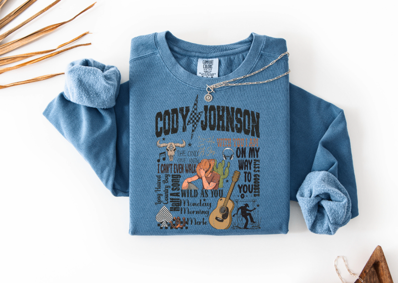 Cody Johnson Unisex Comfort Color Sweatshirt