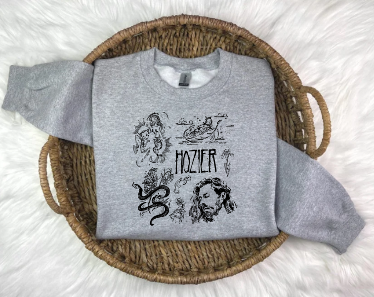 Hozier Detailed Vintage Sweatshirt