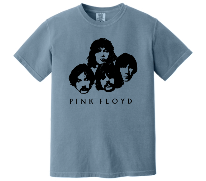 Pink Floyd Vintage Blue Jean Comfort Color Tee
