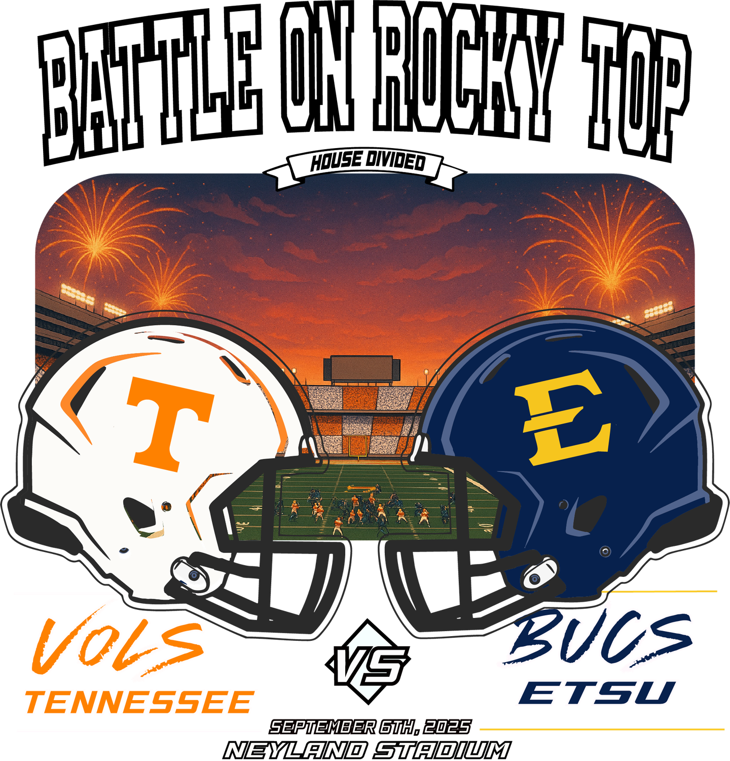 TN VS ETSU Comfort Colors Tee