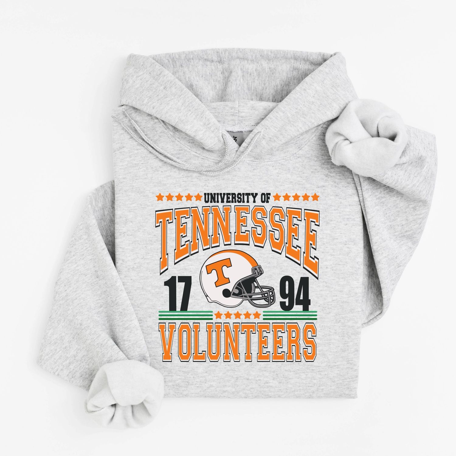 Distressed TN Football Hoodie
