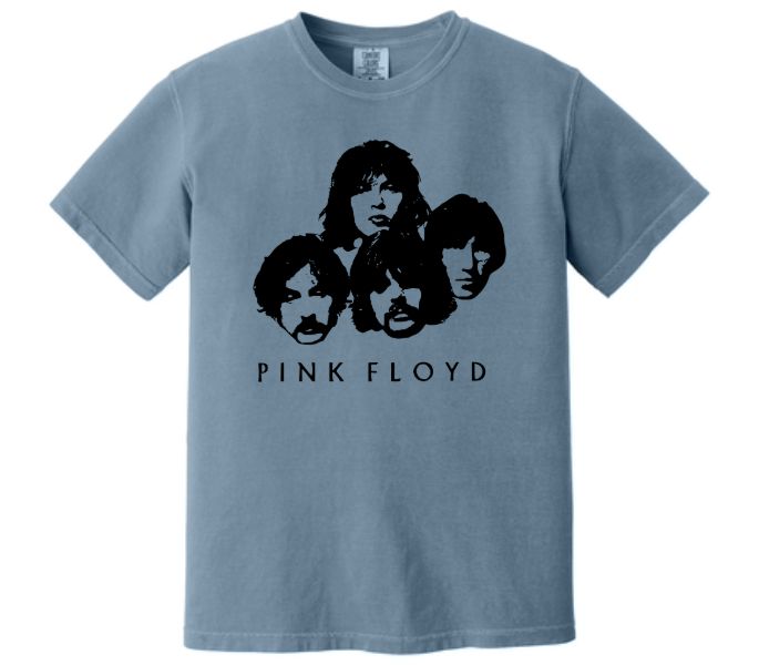 Pink Floyd Vintage Blue Jean Comfort Color Tee