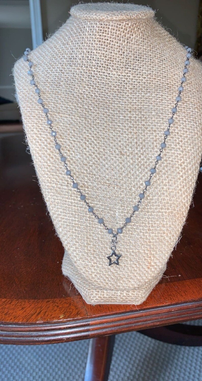 long star necklace