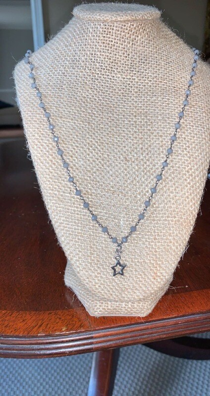 long star necklace