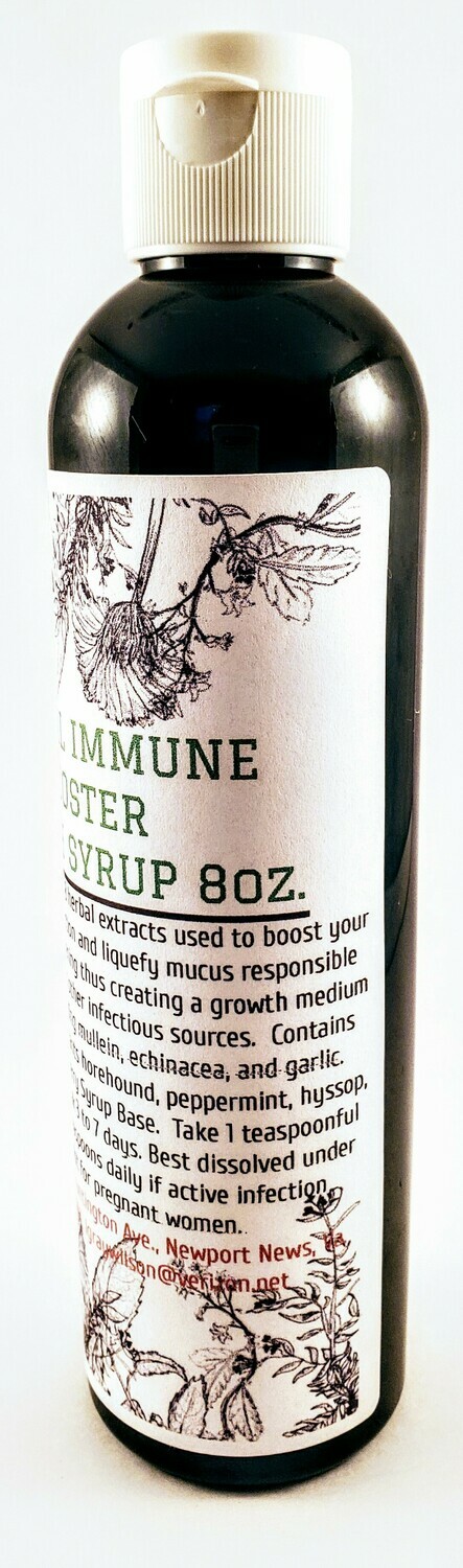 Herbal Immune Booster &amp; Cough Syrup 8 oz.