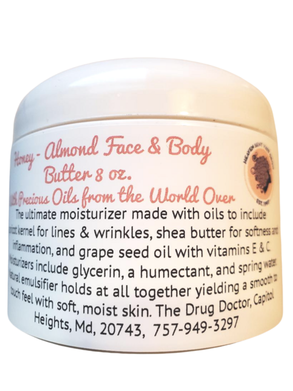 Honey-Almond Face and Body Butter 8 oz.