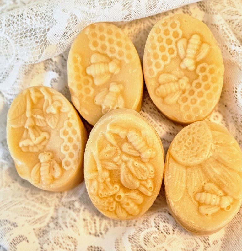 Honey Almond Scent Soap 3 Bars