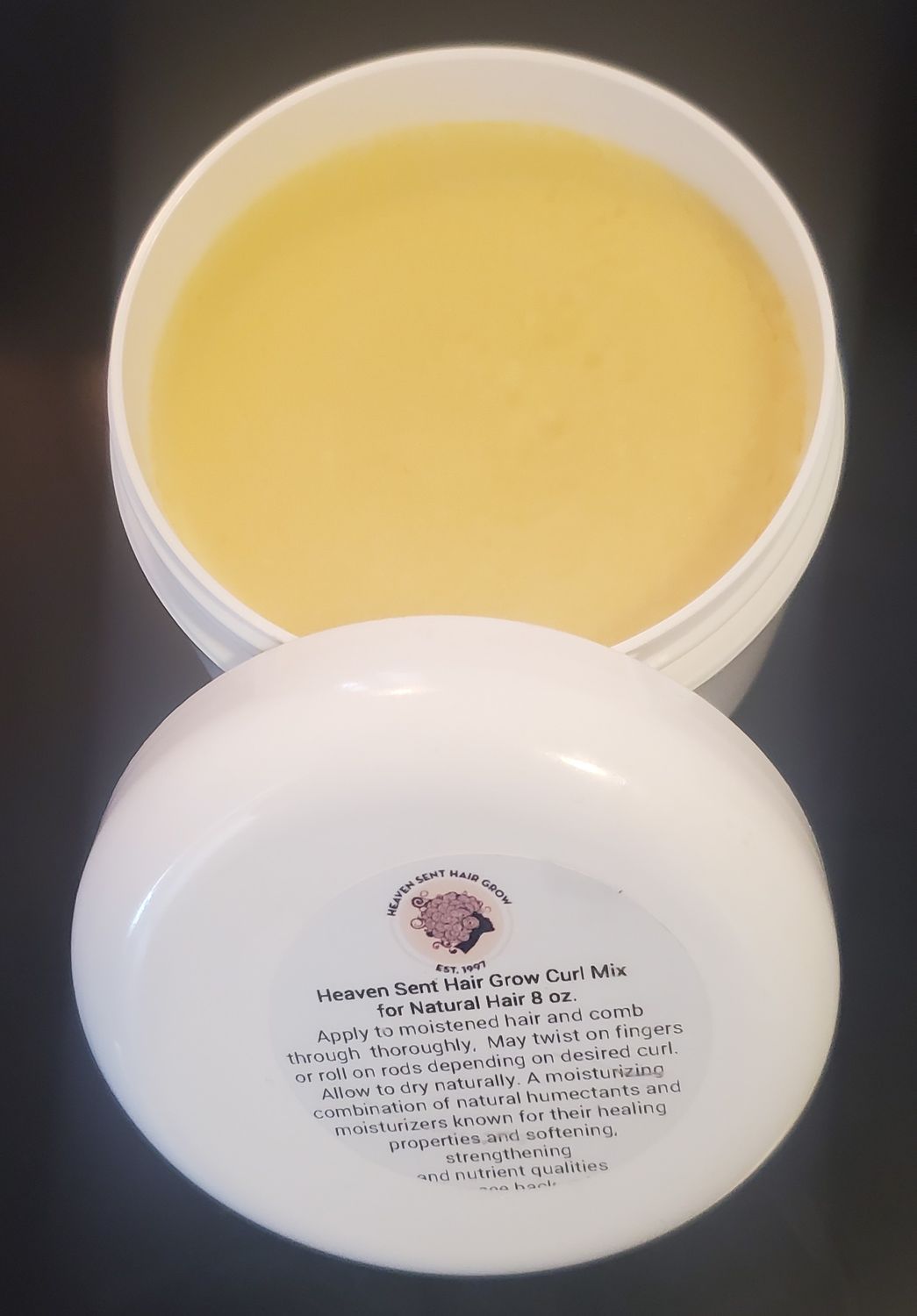 Hair Grow Butter  (growth w/curly hair, use to press hair) 4 oz.