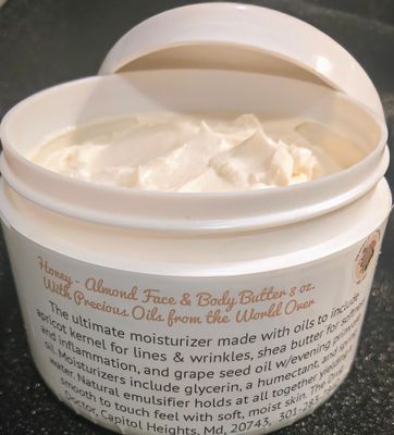 Honey-Almond Face and Body Butter 8 oz.