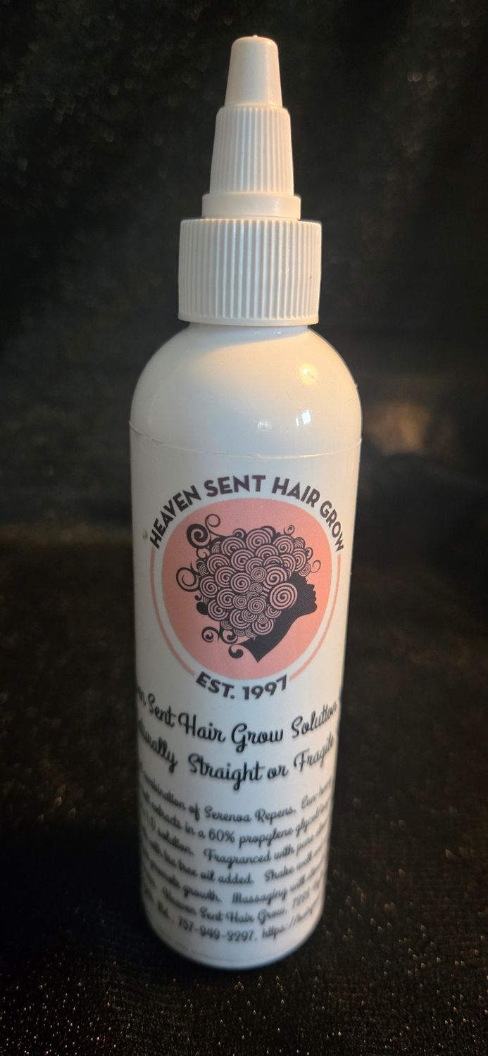 H.S. Hair Grow Solution (growth w/straight hair) 4 oz.