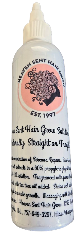 H.S. Hair Grow Solution (growth w/straight hair) 4 oz.