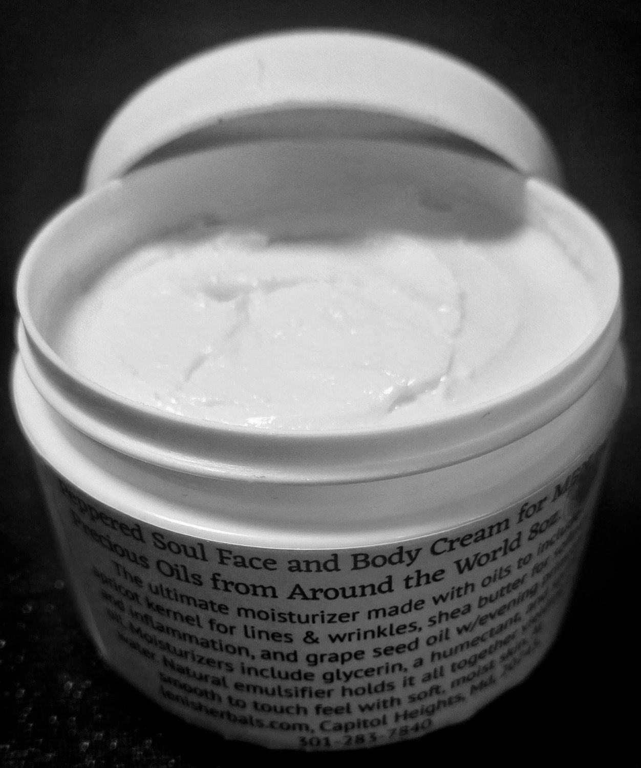 Peppered Soul Face and Body Cream for Men 8oz.