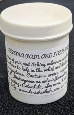 Eczema Pain and Itching Relief Cream 4oz.