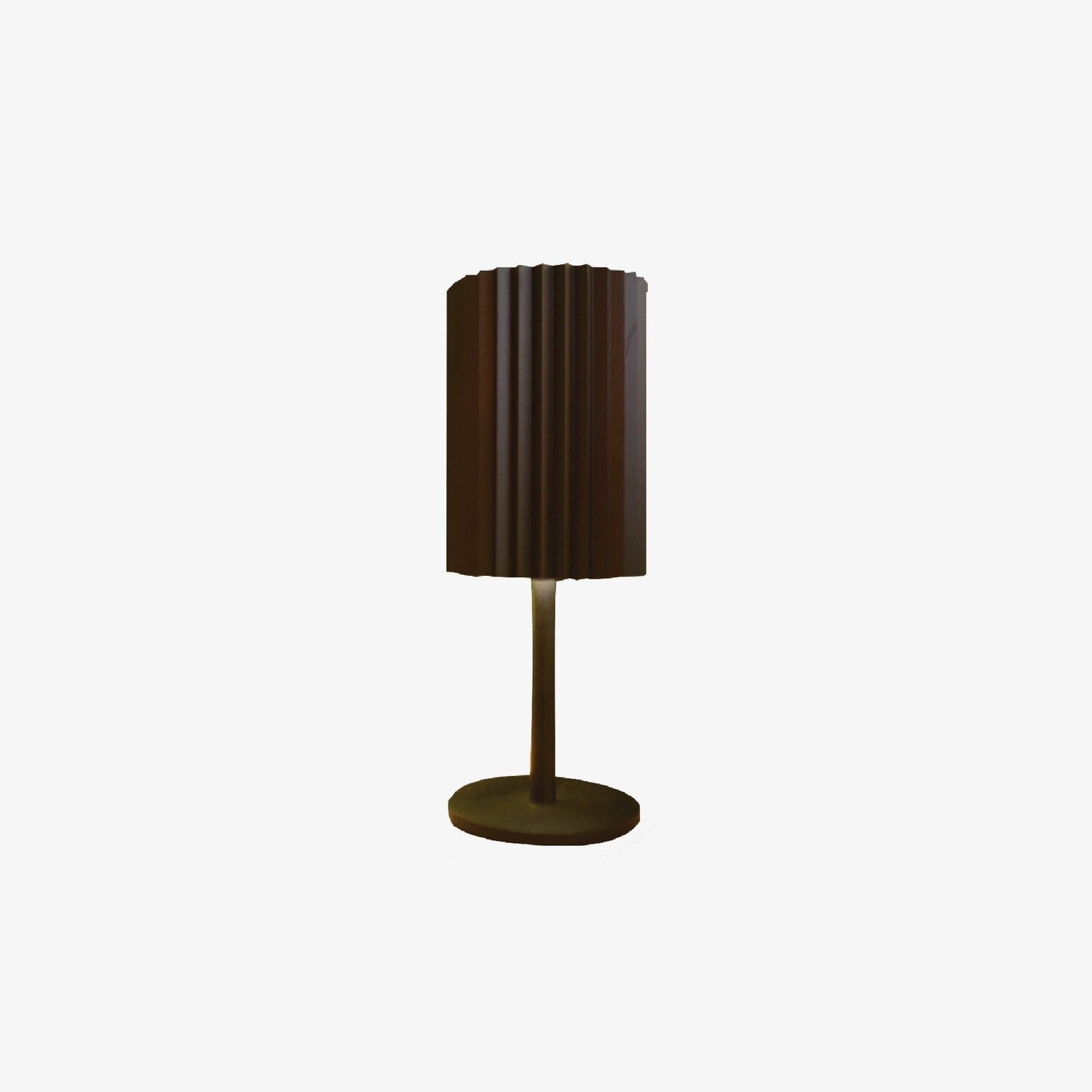 Lámpara de mesa modelo Deco Paper color negro luz extra cálida