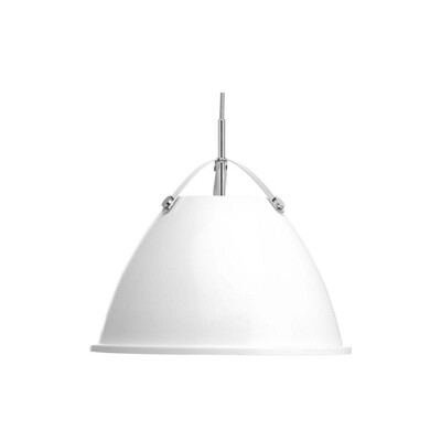 Lámpara colgante marca Hubbell modelo DECO Tre Collection Grafito color blanco