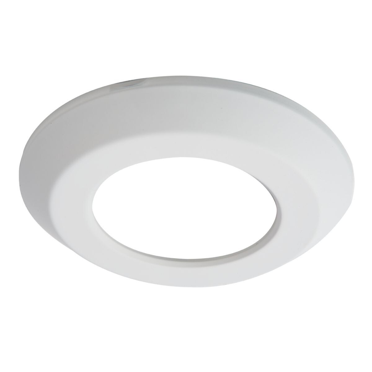 Lámpara tipo ojo de buey redondo de 4" contorno blanco tipo SLD de  luminusidad media tipo de luz extra cálida dimeable