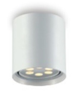 Lámpara de sobreponer LED tipo cilindro color blanco luminosidad mediana luz cálida uso interior