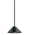 Lámpara suspender LED modelo Deco CONO mini color negro luminosidad media y luz extra cálida