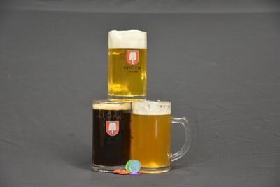 Stein, Spaten Logo, Glass Stein, Spaten Logo, Glass