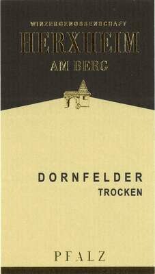 Dornfelder Trocken/Dry from Herxheim Winery in Germany- Case Dornfelder Trocken/Dry from Herxheim Winery in Germany- Case