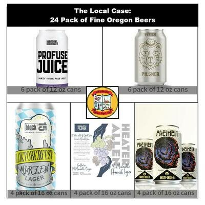 Oregon Locals - 24 pack of locally brewed favorites + 2 Steins Oregon Locals - 24 pack of locally brewed favorites + 2 Steins