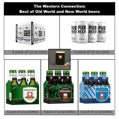 The Western Collection Pack with free Spaten Glass Stein The Western Collection Pack with free Spaten Glass Stein