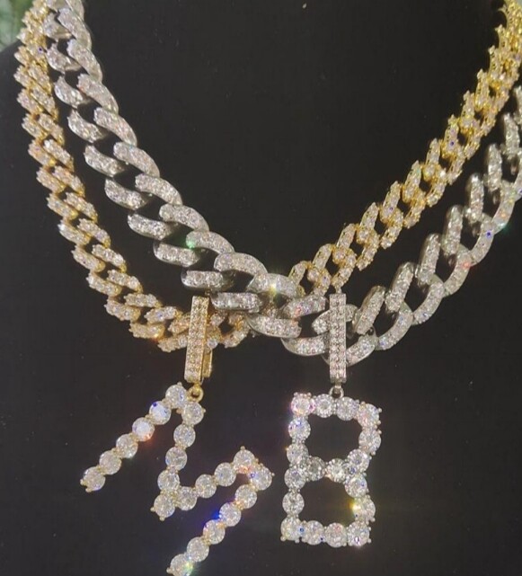 Intial Cuban Link Necklace