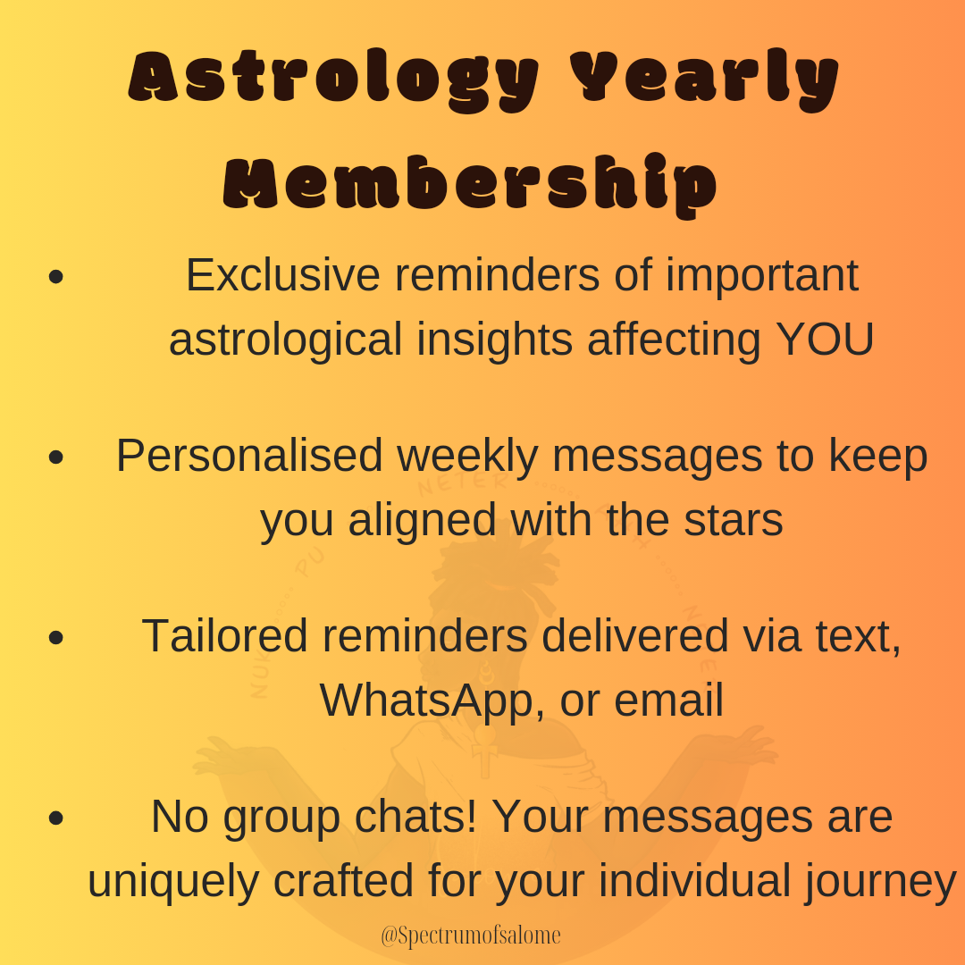 Astrology Yearly Membership