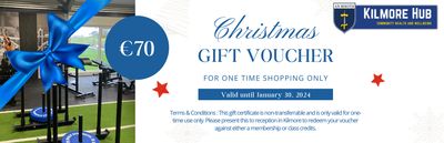 Kilmore Hub Voucher €70 Kilmore Hub Voucher €70