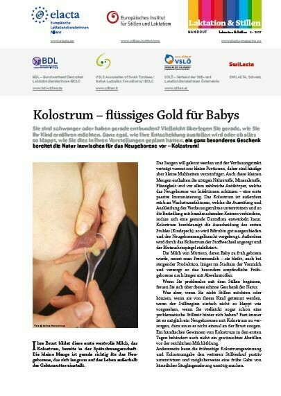 Kolostrum flüssiges Gold - Handout Abreissblock á 50 Blatt
