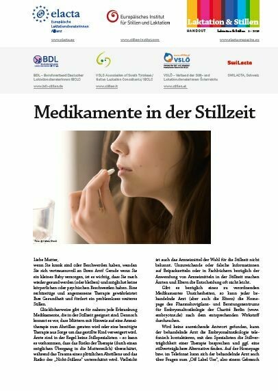 Medikamente in der Stillzeit - Handout Abreissblock á 50 Blatt