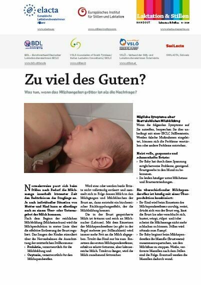 Zu viel des Guten - Handout Abreissblock á 50 Blatt
