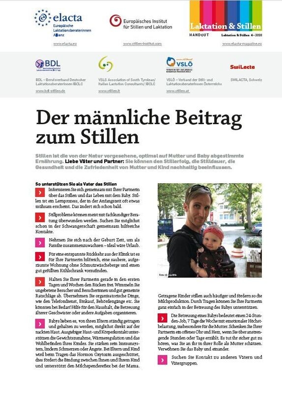 Der männliche Beitrag zum Stillen