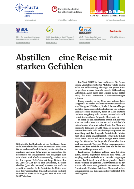 Abstillen - Eine Reise mit starken Gefühlen