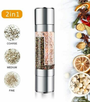 SLEEK AND PROMPT Salt and Pepper SINGLE GRINDER WITH DUAL PURPOSE
