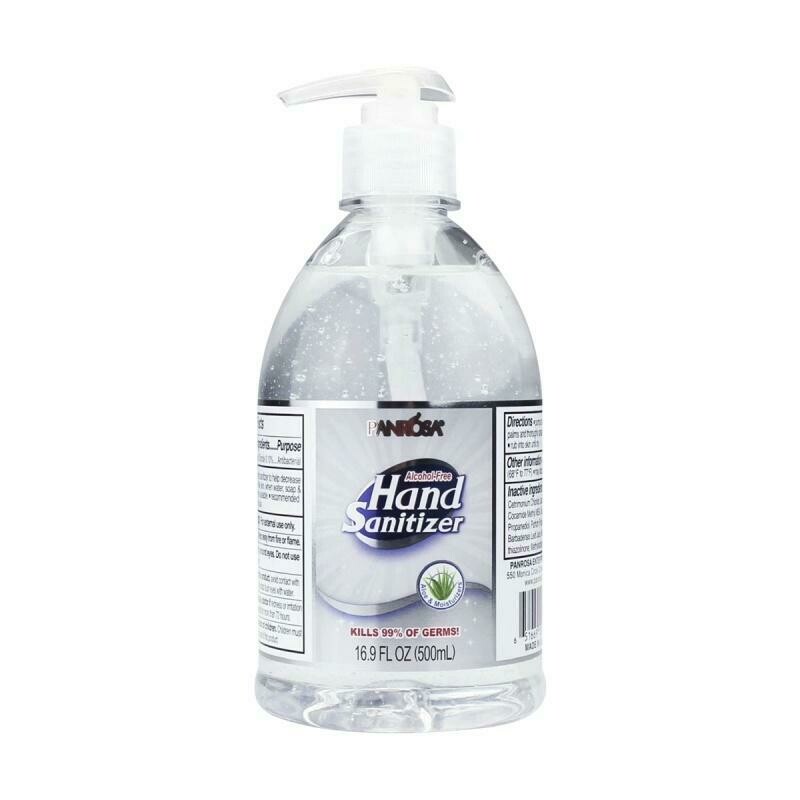 Advance Sanitizer Pump Bottle 16.9 oz / 500ml Alcohol-Free Made In USA