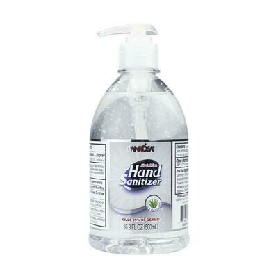 Advance Sanitizer Pump Bottle 16.9 oz / 500ml Alcohol-Free Made In USA