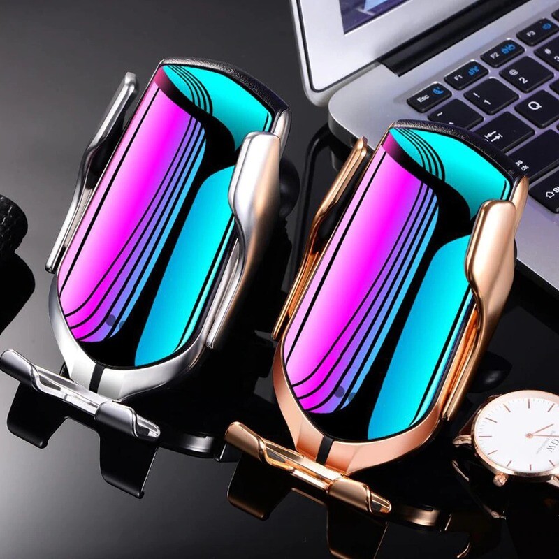 Automatic Clamping 10W Car Wireless Charger