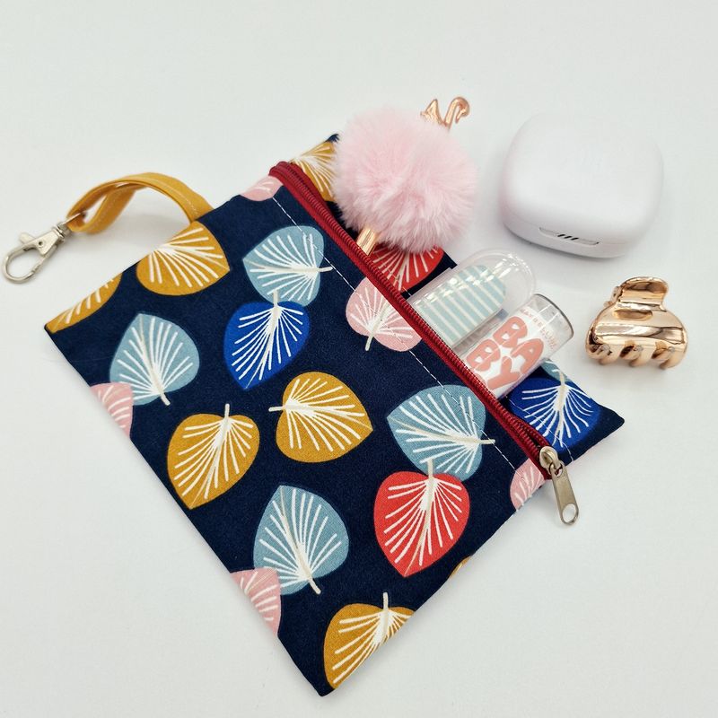 Trousse zip plate et pratique "Japon"