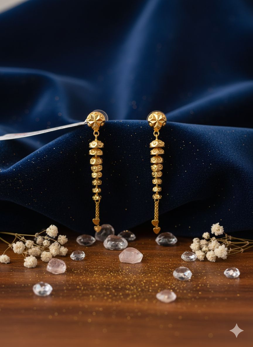 Diamond cut Earring