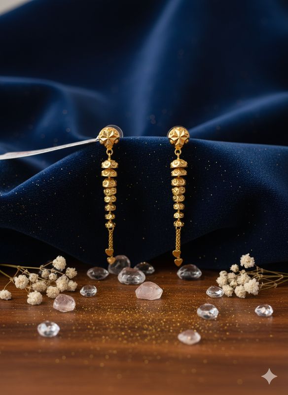 Diamond cut Earring