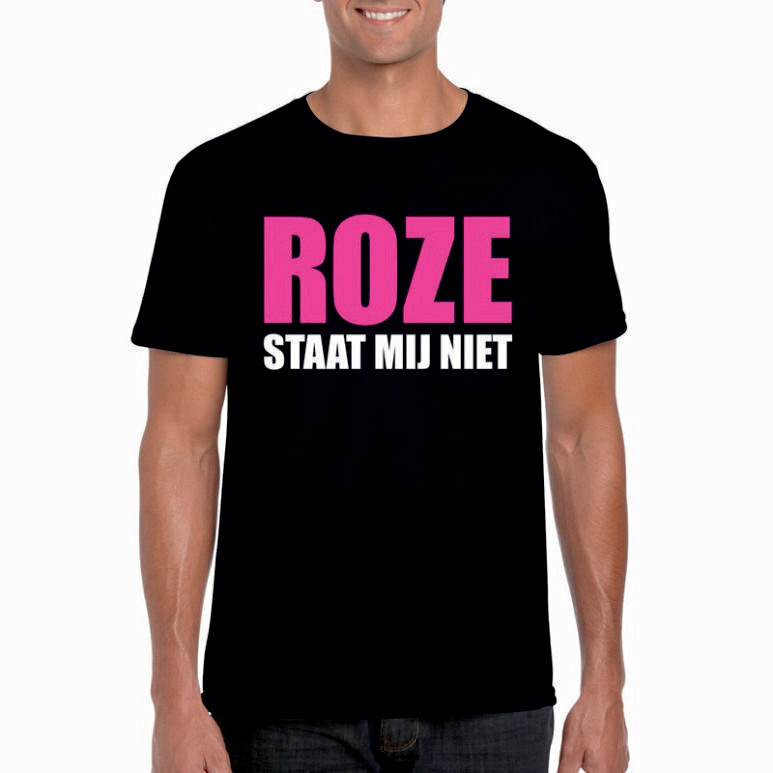 Roze staat mij niet