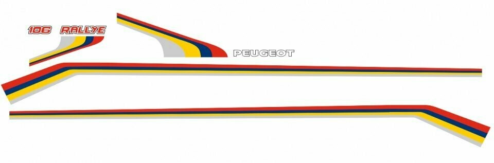 Sticker set Peugeot 106 Rally
