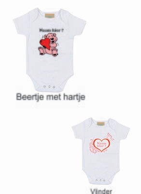 Baby en Kinder kleding met bedrukking