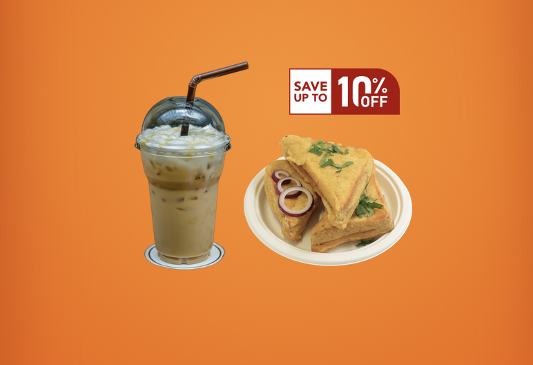 Birthday Special Combo - Cold Coffee + Bread Pakoda (1pc)