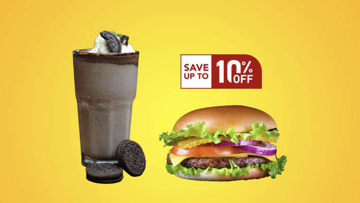 Birthday Special Combo - Oreo Milkshake + Burger