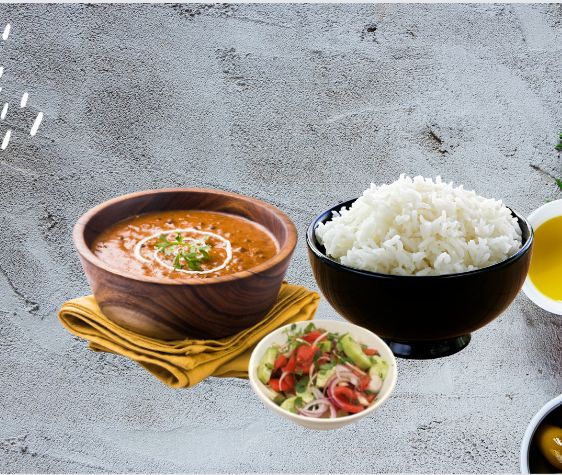 Daal Makhani + Chawal +Salad